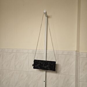 BIJOUX TERNER Elegant Black Lace Bag